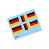 Aufkleber Flaggen Deutschl.