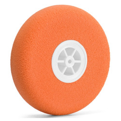 Moosgummirad orange 53mm