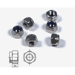 M2 Stoppmuttern/Edelstahl/30 Stk.