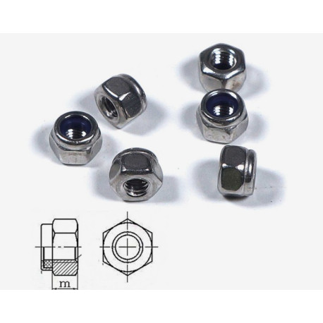 M2 Stoppmuttern/Edelstahl/30 Stk.